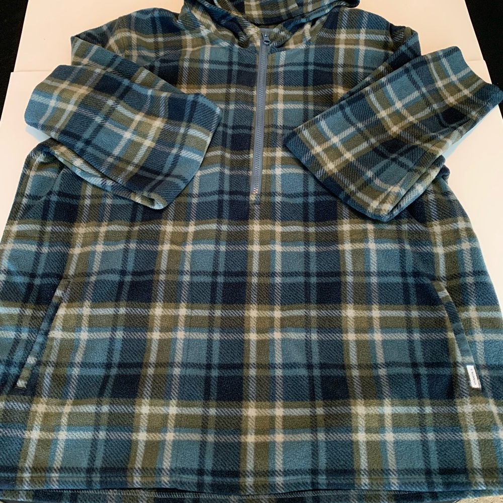 O'Neill Blue and Green Plaid Hoodie Excellent condition